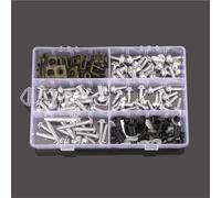 Bodywork Screws Motorcycle Complete Full Fairing Bolts Kit For SUZUKI GSXR600/750/1000 K1 K2 K3 K4 K5 K6 K7 K8 K9 K11 2001-2015 2016 Screws Clips Nut Covering Bolts(Silver)