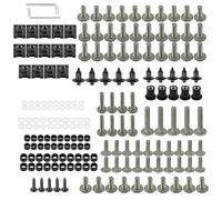 Bodywork Screws Motorcycle Fairing Bolt Kit For Suzuki For Volusia VS 800/1400 VS800 VS1400 For Intruder DR125SM DR-Z400SM Screws Fasteners Modified Parts(Grey)