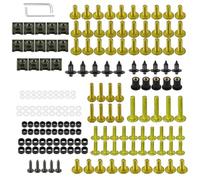 Bodywork Screws Motorcycle Fairing Bolt Kit For Suzuki For Volusia VS 800/1400 VS800 VS1400 For Intruder DR125SM DR-Z400SM Screws Fasteners Modified Parts(Yellow)