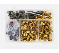 Bodywork Screws Motorcycle Fairing Bolt Kit For Y-AMAHA XTZ1200 For Super Tenere XTZ 125 750 XV 1000 1100 535 700 750 920 Virago Motorcycle Windshield Bolts Screws(Yellow)