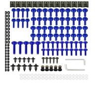 Bodywork Screws Motorcycle Full Fairing Bolts Kit For Kawasaki For Ninja ZX-12R ZX-14 ZX-14R ABS ZX12R ZX14 ZX14R Z H2 SE ZH2 Complete Clips Nuts(Blue)