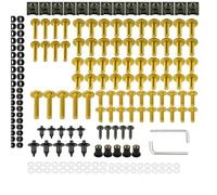 Bodywork Screws Motorcycle Full Fairing Bolts Kit For Kawasaki For Ninja ZX-12R ZX-14 ZX-14R ABS ZX12R ZX14 ZX14R Z H2 SE ZH2 Complete Clips Nuts(Yellow)