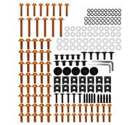 Bodywork Screws Windscreen Screws Bodywork Fasteners For H-ONDA XADV 750 CBR650R CBR600RR CBR1000RR CRF1000L Motorcycle Fairing Bolt Kit(Orange)