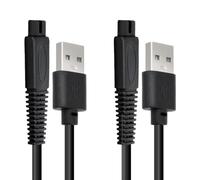 BOEEA 2PCS USB Charging Cable Compatible with Freebird Head Shaver, FlexSeries Shaver Charger Cord Replacment