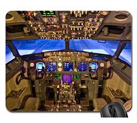 Boeing 737 Cockpit Mouse Pad, Mousepad (10.2 x8.3 x 0.12 inches)