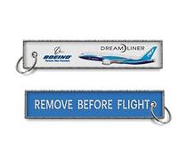 Boeing 787 Dreamliner Crew RBF Woven Keyring
