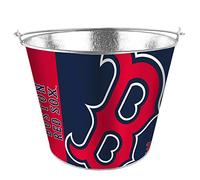 Boelter Brands MLB Boston Red Sox Bucket 5 Quart Hype Design, Team Colors, One Size