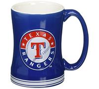 Boelter Brands MLB Texas Rangers Sculpted Relief Mug, 14-ounce