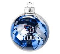 Boelter Brands NFL Tennessee Titans Large Tinsel Ball Ornament