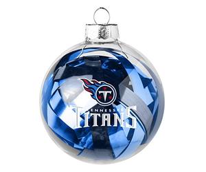 Boelter Brands NFL Tennessee Titans Large Tinsel Ball Ornament