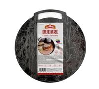 BOEMY Budare La Comadre 28 cm Cured and Paved Iron | Traditional Non-Stick Griddle for Arepas, Cachapas and Pancakes | Compatible with Gas and Ceramic Hob | Budare Resistant