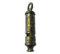 Boer War Whistle 1899 British Army - WW1 Hudson Solid Brass Infantry Artillery Cavalry - AGED