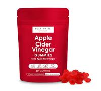 BOER WHITE Apple Cider Vinegar Gummies with 'The Mother' 1000mg | 60 Sugar-Free, Gluten-Free Vegan ACV Gummies | Probiotic with Folic Acid & Vitamins B12, C, D3, K2 (MK-7) | Letterbox Friendly Pack