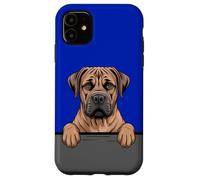 Boerboel Funny Peeking Pocket Puppy Dog Lover Case for iPhone 11