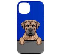 Boerboel Funny Peeking Pocket Puppy Dog Lover Case for iPhone 13