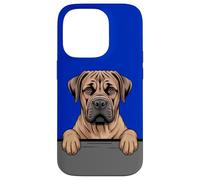 Boerboel Funny Peeking Pocket Puppy Dog Lover Case for iPhone 14 Pro