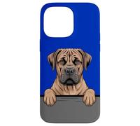 Boerboel Funny Peeking Pocket Puppy Dog Lover Case for iPhone 14 Pro Max