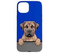 Boerboel Funny Peeking Pocket Puppy Dog Lover Case for iPhone 15 Plus