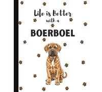 Boerboel Notebook: Cute Dogs Lover Journal Diary for Writing, Notes, Thoughts, Daily Reflections | Perfect Gift for Dog Moms, Dads, Students, Teens, Kids, Pet Owners, Puppy Lovers, Adults