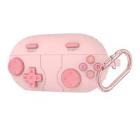 BoerHang Case Compatible with Beats Solo Buds, Silicone Shockproof Protective Case [Front LED Visible], Retro Game Console Compatible with Beats Solo Buds.Pink