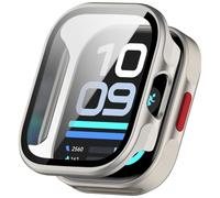BoerHang Case Compatible with Huawei Watch D3 | Hard PC Anti-Collision Case+ Tempered Glass Protective Film.(Matte Titanium)