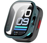 BoerHang Case Compatible with Huawei Watch D3 | Hard PC Anti-Collision Case+ Tempered Glass Protective Film.(Pine needle green)