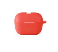 BoerHang Case Compatible with Sennheiser ACCENTUM Clip, Silicone Shockproof Protective Case [Front LED Visible] Compatible with Sennheiser ACCENTUM Clip.Red