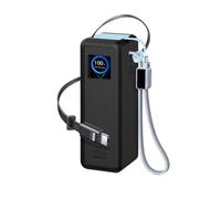 BoerHang Case Compatible with UGREEN Nexode Power Bank 25000mAh 200W, Silicone Shockproof Protective Case [Soft and Durable, Waterproof and Sweat-proof].Black