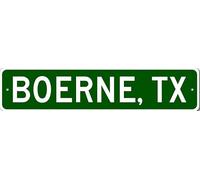 Boerne, Texas Metal Wall Decor City Limit Sign
