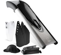 Börner by Reston Lloyd Mandoline Slicer V6 (Professional Set) • Stainless Steel Slicer with V-Blade • Adjustable Kitchen Slicer for Vegetables & Fruits • Various Thicknesses & Grater