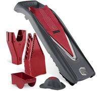 Börner by Reston Lloyd Mandoline Slicer Vital (Starter Set) • V-Slicer with 10 Cutting Styles & Safety Food Holder • Adjustable Kitchen Slicer & Dressing Function