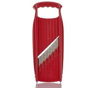 Börner by Reston Lloyd Wave-Waffle XXL Power Line • Crinkle Cut/Spirelli Vegetable Slicer • Slicer for Wave Waffle Cut Vegetables • Wavy French Fries • Made in Germany, Red