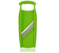 Börner by Reston Lloyd Wave-Waffle XXL Power Line • Crinkle Cut/Spirelli Vegetable Slicer • Slicer for Wave Waffle Cut Vegetables • Wavy French Fries • Made in Germany, Lime