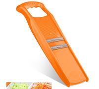 Börner Roko Powerline Vegetable Slicer • Julienne Cutter for Fruit and Vegetables • Julienne Slicer for Fine Strips • Fine Vegetable Grater • Kitchen Slicer (Orange)