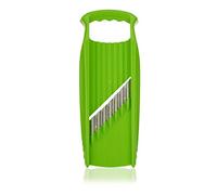 Börner Wave-Waffle XXL Powerline Crinkle Cut Vegetable Slicer (Green) • Slicer for XXL Wave & Waffle Cut • Wavy Vegetable Cutter • Slicer for Lattice Potatoes & XXL Wavy Potato Fries