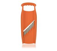 Börner Wave-Waffle XXL Powerline Crinkle Cut Vegetable Slicer (Orange) • Slicer for XXL Wave & Waffle Cut • Wavy Vegetable Cutter • Slicer for Lattice Potatoes & XXL Wavy Potato Fries