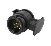 Boerni 13 Pin To 7 Pin Towing Adaptor Caravan Converter,Waterproof 13 To 7 Pin Plug Trailer Towing Adapter Lead Towing Electrics Adaptor Connector Towing Socket for Car Caravan Truck Conversion