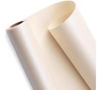 Boerni Large Roll of Cream White Double-Sided Wrapping Paper - Matte & Pearlescent Finish, 17 Inches X 33 Feet Reversible Luxury Gift Wrap for Weddings, Valentine’s Day, Birthdays