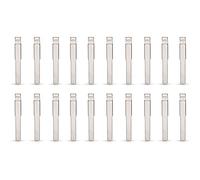 Boerunid 20Pcs Metal Uncut Flip Remote Car Key Blade HU101 No.38 Key Blade for Fusion Focus Mondeo