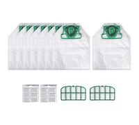 Boerunid For VK200 FP200 Parts for Kobold Vacuum Cleaner Bag Replacement Filter 8 VK200 Bags+2 HEPA Filters+12 Fragrances