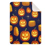 BOESI Graffiti Halloween Pumpkin Baby Blanket, Toddler Blanket, Soft and Comfortable, Unisex, For Crib, Stroller, Walker, Mattress