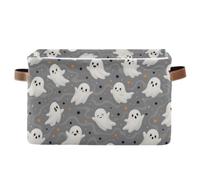 BOESI Star Wraith Canvas Storage Bin, Square Basket with Handle
