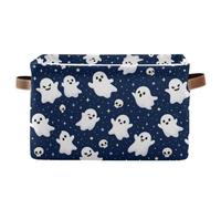 BOESI Wraith Star Canvas Storage Bin, Square Basket with Handle