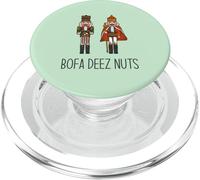 BOFA DEEZ NUTS Funny Nutcracker Christmas Cracker Nutz Meme PopSockets PopGrip for MagSafe
