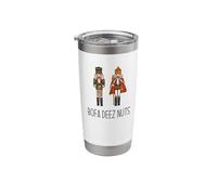 BOFA Deez Nuts Funny Nutcracker Christmas Cracker Nutz Meme Stainless Steel Insulated Tumbler