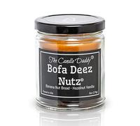 Bofa Deez Nutz- Funny- Banana Nut Bread n Hazelnut Vanilla- Scented Candle- Double Pour- 6 Ounce- 40 Hour Burn Time