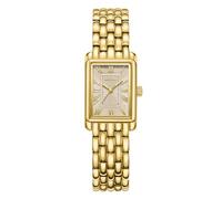 BOFAN Gold Watches for Women with Vintage Bracelet, Rectangular Case Roman Dial,Adjustment Tool Included,Water Resistant, Pink Gold
