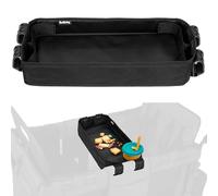 Boffinby Double Sided Stroller Tray for Wonderfold Wagon- Kids Snacks & Activities - Faux Leather Sides for Eating - 4 Cup Holders-W4 accessories, Easy to Use and Clean, Play On the Go (W4 Series)