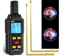 BOFRHME Ghosthunting Equipment Kit 1 EMF Radiation Detector 2 LED Cat Balls 2 Copper Track Poles Metal Cat Balls Ghosthunting Ghost Equipment 5-Piece
