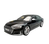 BOFSMXXNP Die-cast car models 1:18 For Audi S8 Myth Black Global Limited Edition 504 Resin Car Model Alloy car models